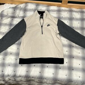 Nike quarter zip lightly warn.